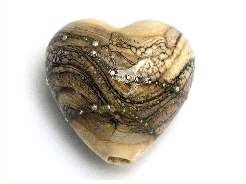 11810905 - Dark Ivory w/Silver Heart