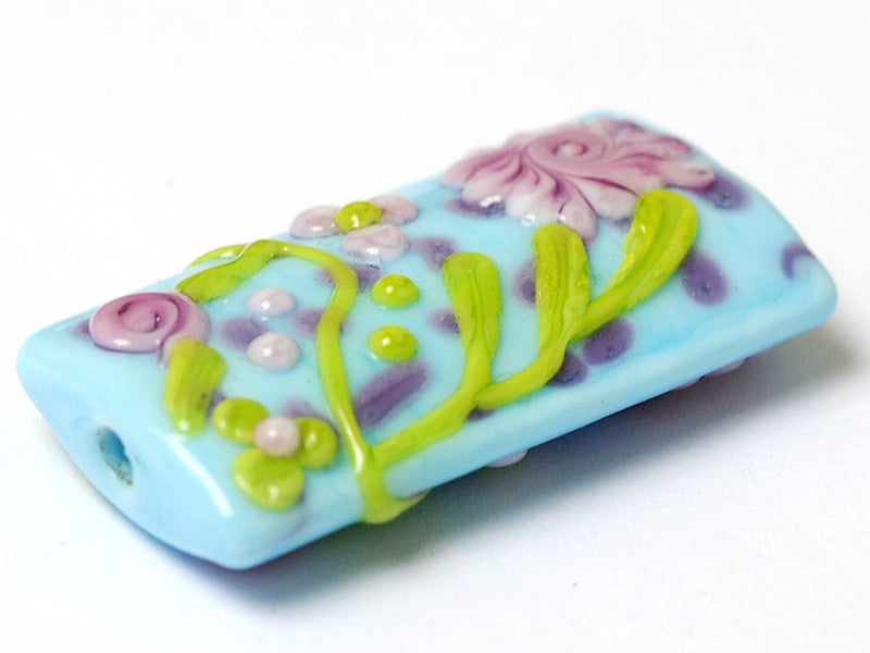 grace lampwork beads artisan handmade glass beads SRA
