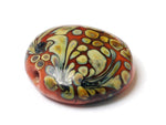 11811702 -  Coral w/Beige Lentil Focal Bead