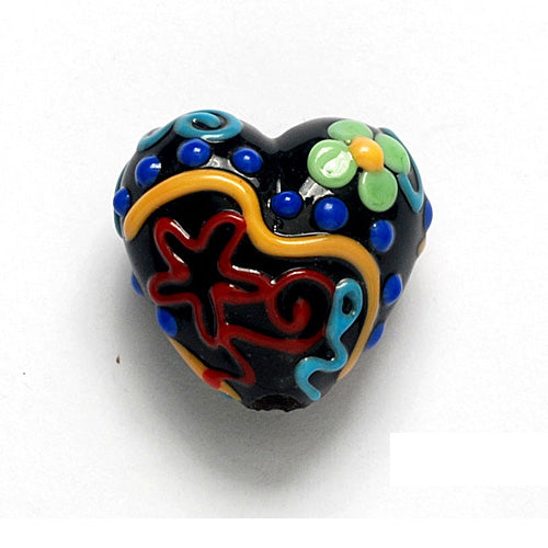 11812105 - Black Based Fiesta Heart