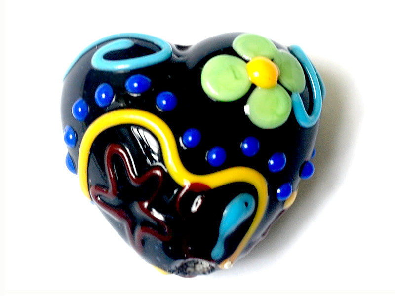 11812105 - Black Based Fiesta Heart