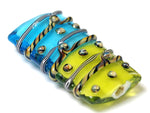 grace lampwork beads artisan handmade glass beads SRA