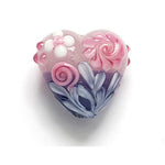 11812505 - Light Pink Flower w/Purple Heart