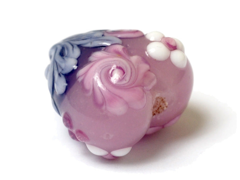 11812505 - Light Pink Flower w/Purple Heart