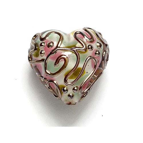 11812805 - Light Pink w/Metal Stringer Heart