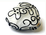 11813125 - Black & White Heart (Large)