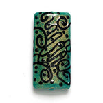 11813303 - Green w/Beige Powder Kalera Focal Bead