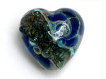 11813705 - Deep Ocean Blue w/Silver Foil Heart