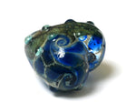 11813705 - Deep Ocean Blue w/Silver Foil Heart