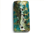 11813803 - Ocean Blue w/Silver Kalera Focal Bead