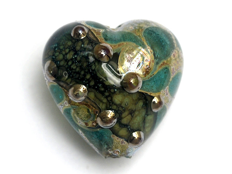 11813805 - Cool Teal Ocean Heart