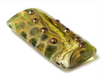 11813903 - Green w/Silver Foil Kalera Focal Bead