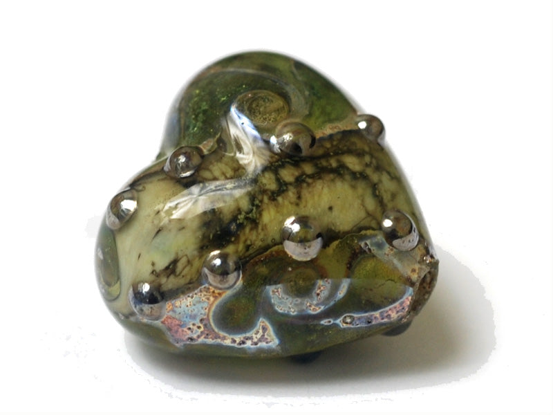 11813905 - Green w/Silver Foil Heart