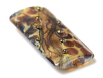 11814003 - Dark Amethyst w/Silver Foil Kalera Focal Bead