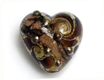 11814005 - Dark Amethyst w/Silver Foil Heart