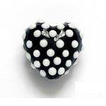 11814605 - Black w/White Dots Heart