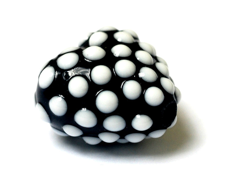 11814605 - Black w/White Dots Heart