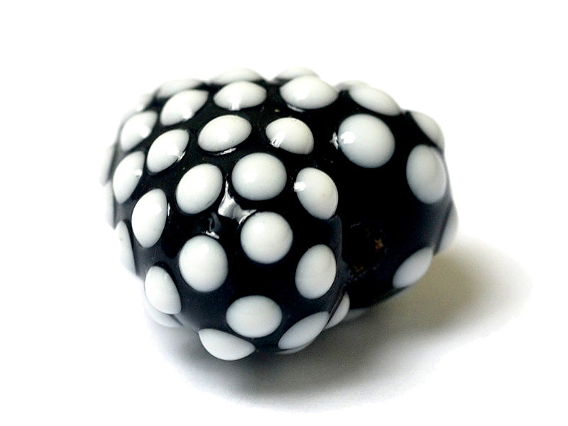 11814605 - Black w/White Dots Heart