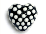 11814605 - Black w/White Dots Heart
