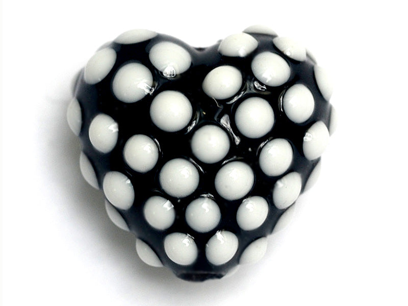 11814605 - Black w/White Dots Heart