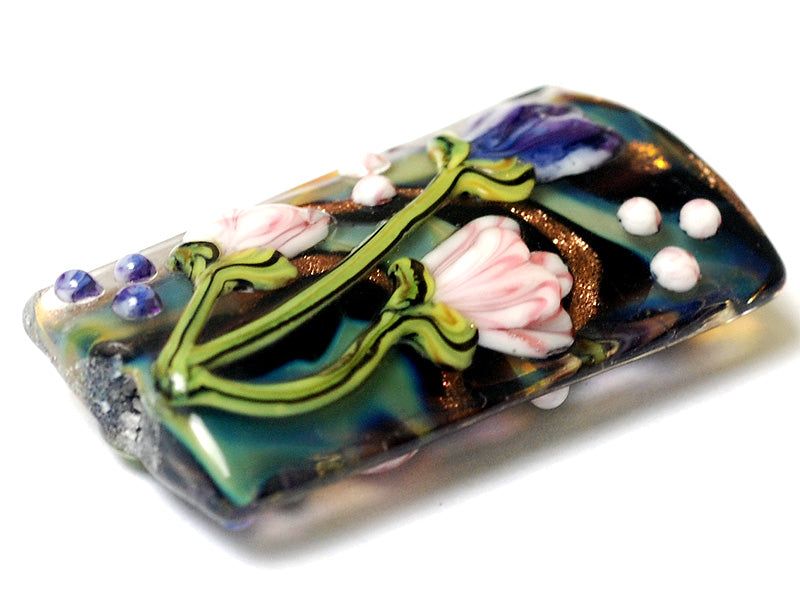 grace lampwork beads artisan handmade glass beads SRA