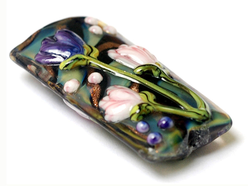 grace lampwork beads artisan handmade glass beads SRA