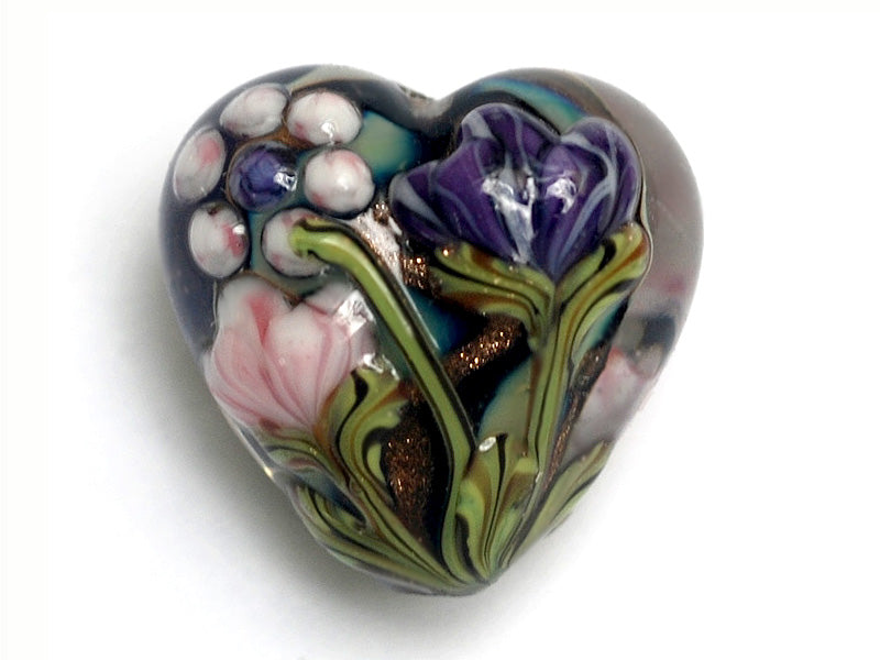 grace lampwork beads artisan handmade glass beads SRA