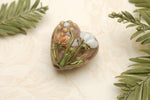 11814905 - Light Orange w/White Floral Heart