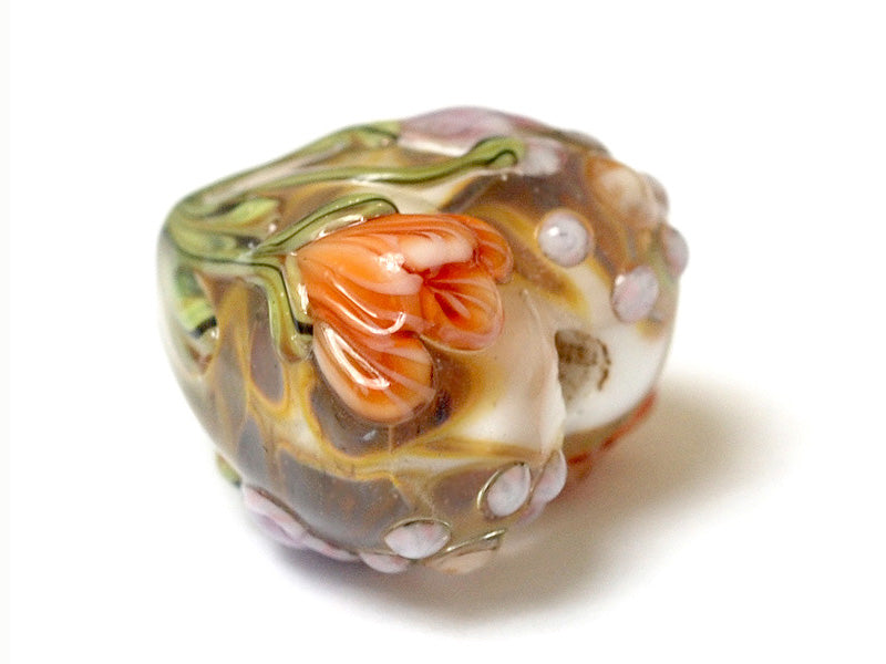 grace lampwork beads artisan handmade glass beads SRA