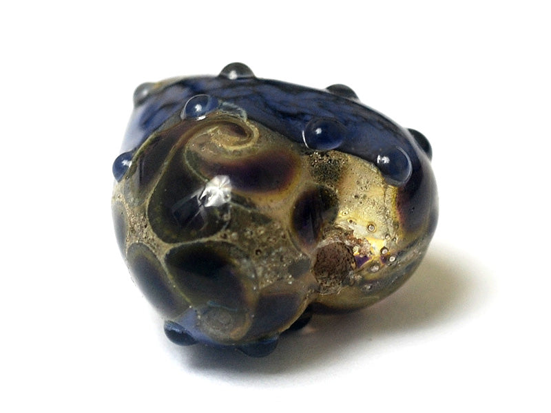 11815305 - Black w/Ink Blue Silver Foil Heart