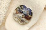 11815702 - Transparent Purple Free Style Lentil Focal Bead