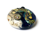 11815702 - Transparent Purple Free Style Lentil Focal Bead