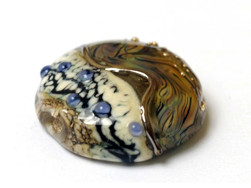 grace lampwork beads artisan handmade glass beads SRA