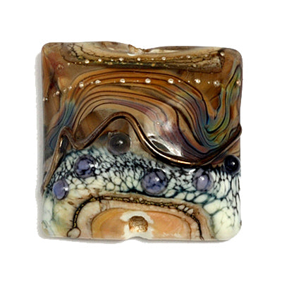 11815804 - Beige & Ivory Free Style Pillow Focal Bead