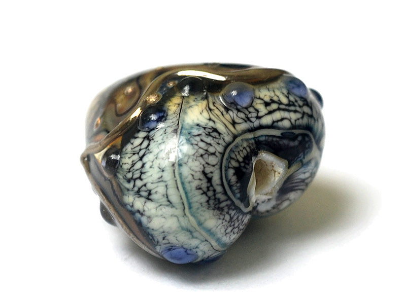 grace lampwork beads artisan handmade glass beads SRA