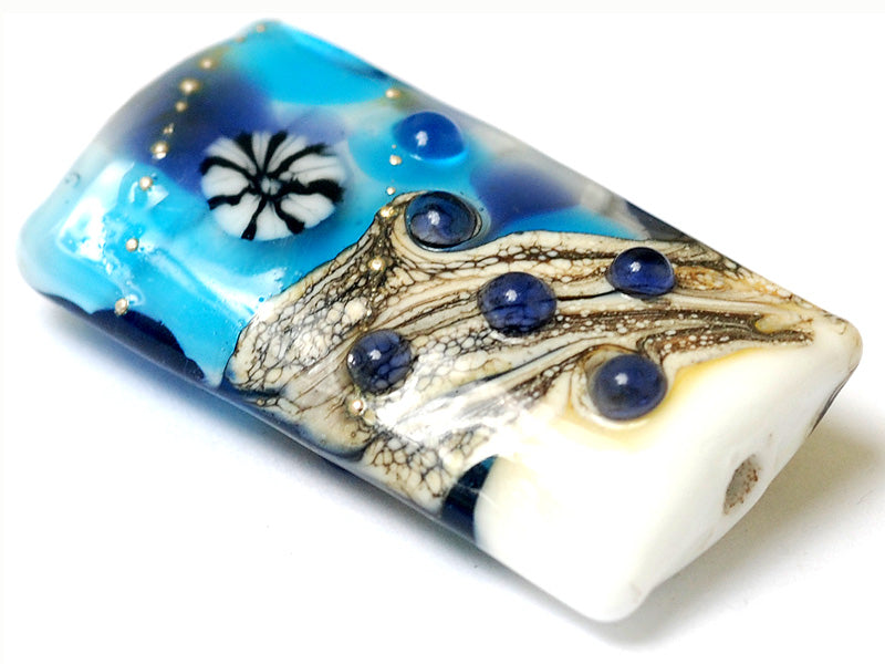 grace lampwork beads artisan handmade glass beads SRA