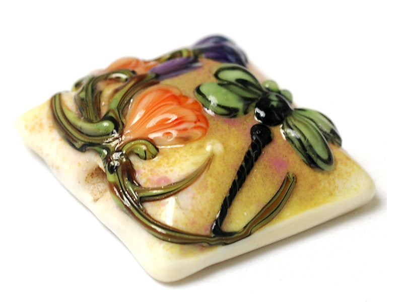 11816804 - Green Dragonfly Pillow Focal Bead