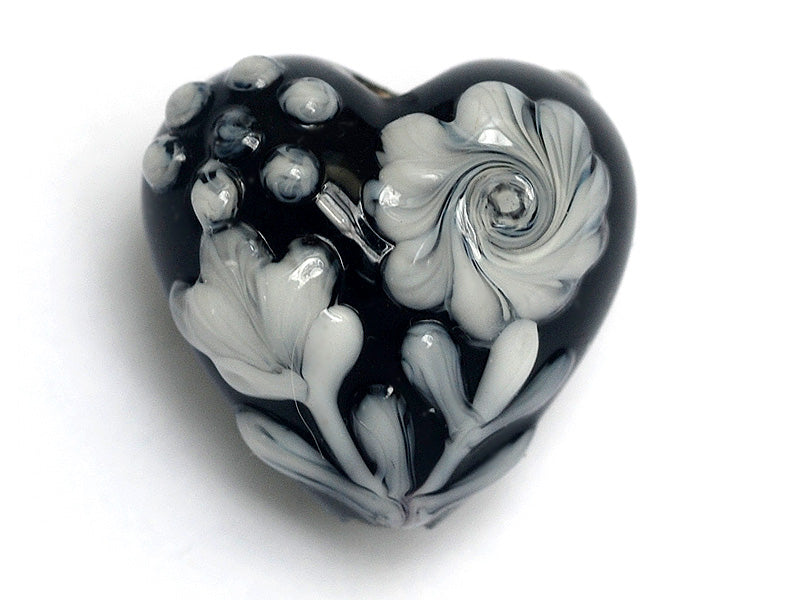 grace lampwork beads artisan handmade glass beads SRA