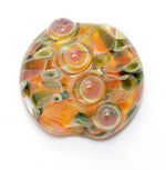 11817102 - Green & Orange Lentil Focal Bead