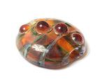 11817102 - Green & Orange Lentil Focal Bead