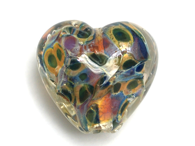 11817205 - Blue-green & Purple Boro Heart