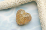 11817405 - Golden Yellow Metallic Heart