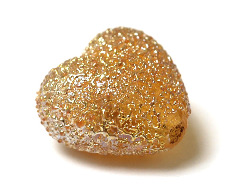 11817405 - Golden Yellow Metallic Heart