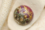 11818402 - Cranberry Treasure Lentil Focal Bead