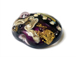 11818502 - Amethyst Treasure Lentil Focal Bead