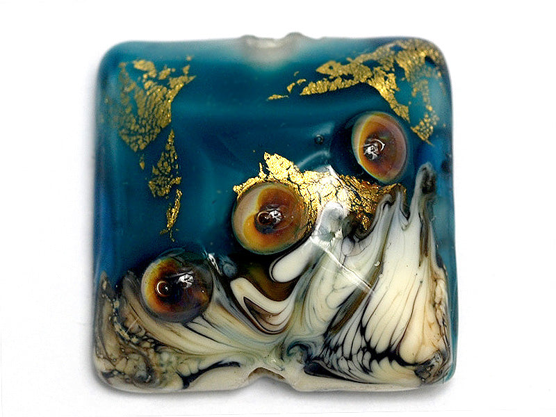 11819304 - Teal Treasure Pillow Focal Bead