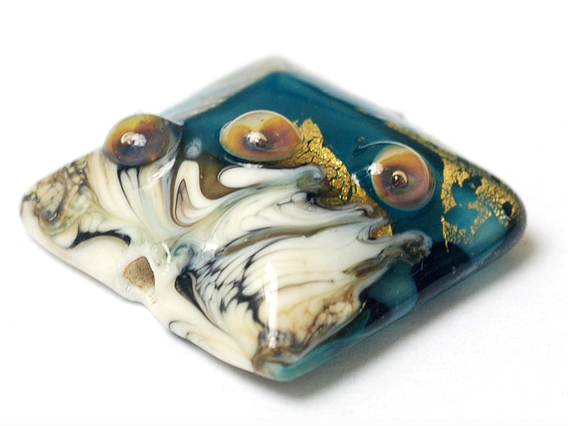 11819304 - Teal Treasure Pillow Focal Bead