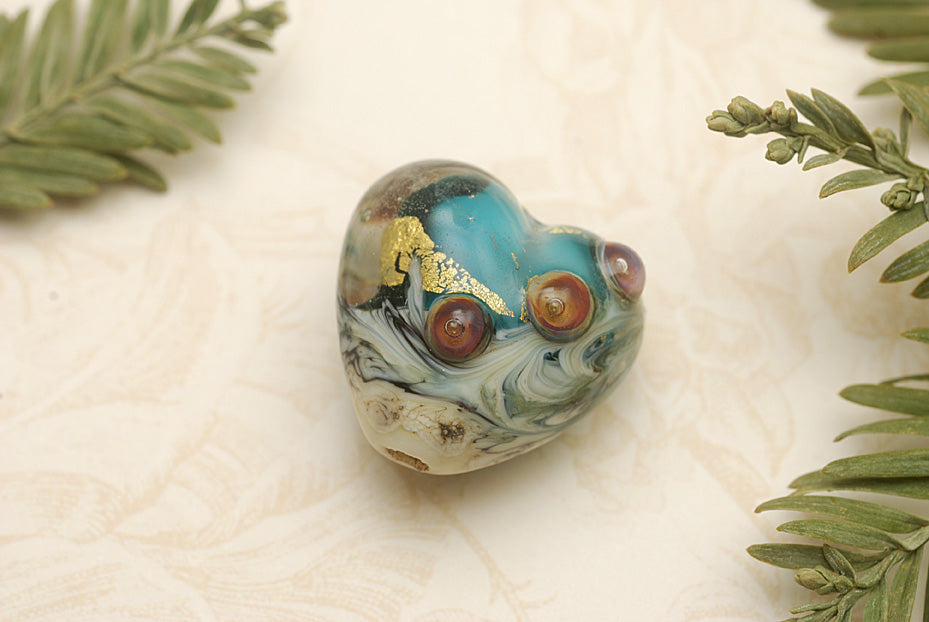 grace lampwork beads artisan handmade glass beads SRA