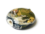 11819402 - Emerald Treasure Lentil Focal Bead