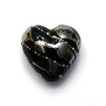 11819605 - Elegant Black Metallic Heart